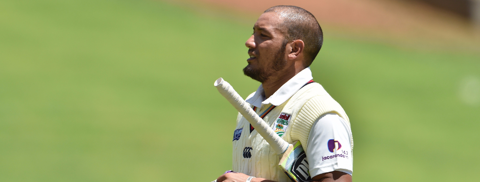 ELGAR, ADAMS BAT TITANS TO A DRAW